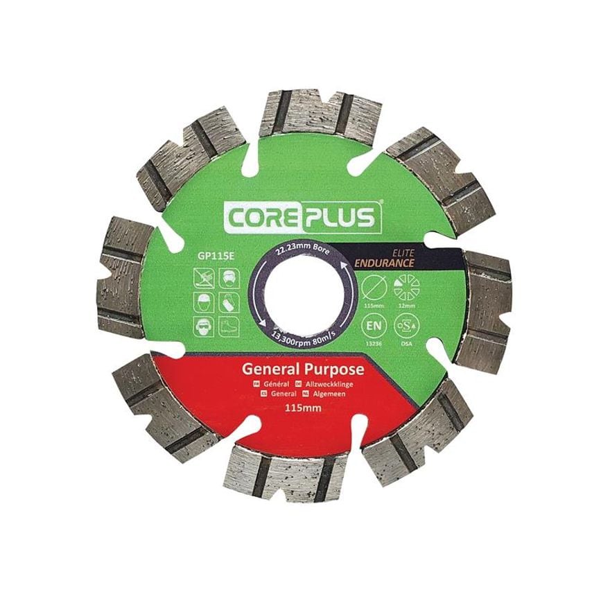 GP115E Elite General-Purpose Diamond Blade 115mm CORDBGP115E