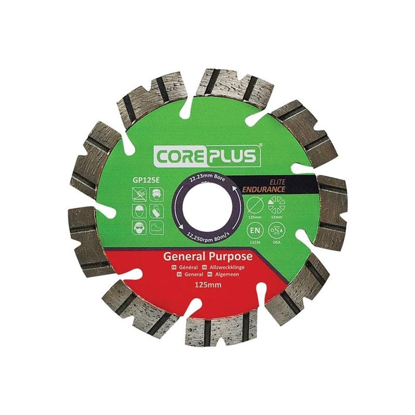 GP125E Elite General-Purpose Diamond Blade 125mm CORDBGP125E