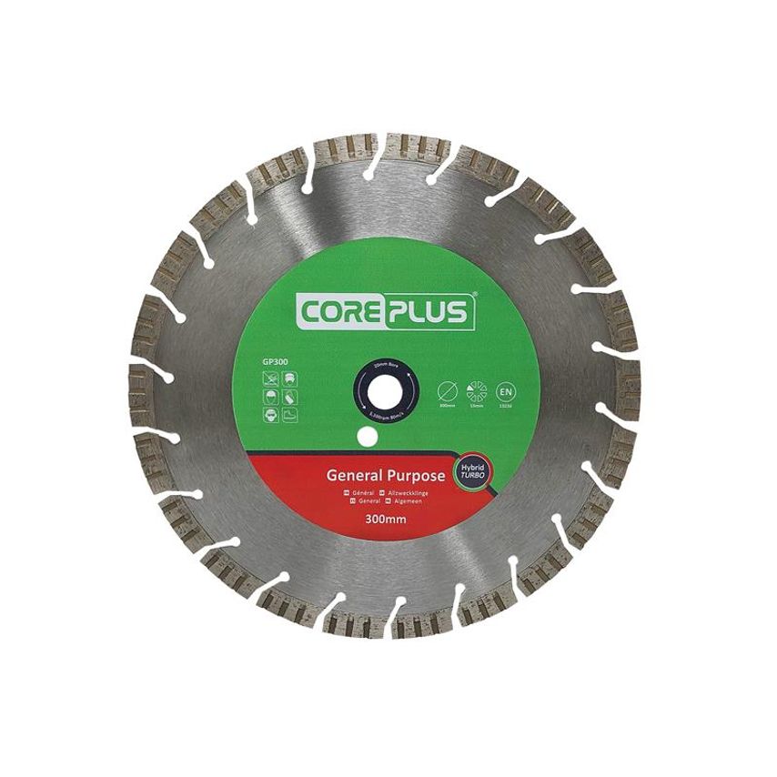 GP300 General-Purpose Hybrid Turbo Diamond Blade 300mm CORDBGP300