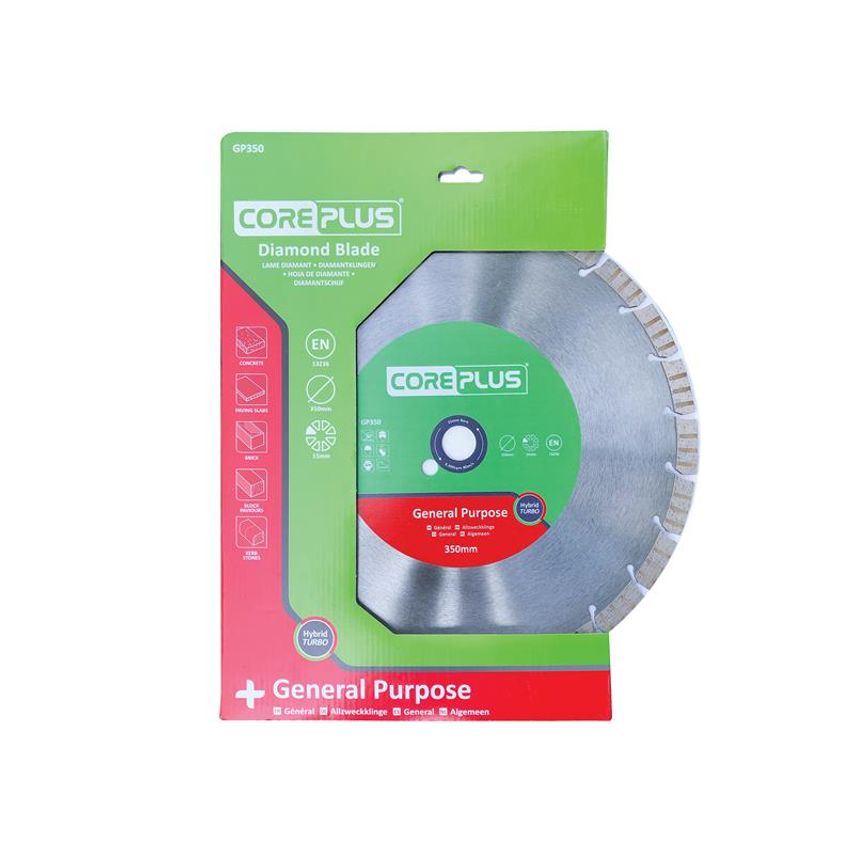 GP350 General-Purpose Hybrid Turbo Diamond Blade 350mm CORDBGP350