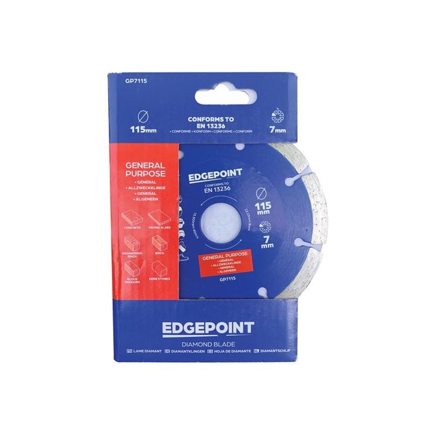 GP7115 General-Purpose Diamond Blade 115mm EDGDBGP7115