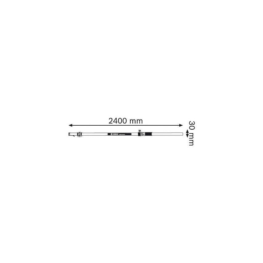 GR240 Professional Levelling Staff 2.4m - 0 601 094 100