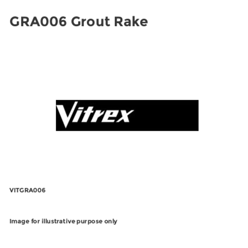 GRA006 Grout Rake - VITGRA006