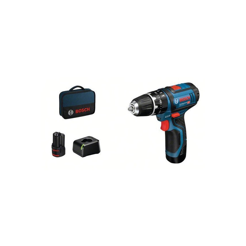 GSB 12V-15 (2X GBA 2.0AH, GAL 12V-20, Tool Bag) 12V Combi