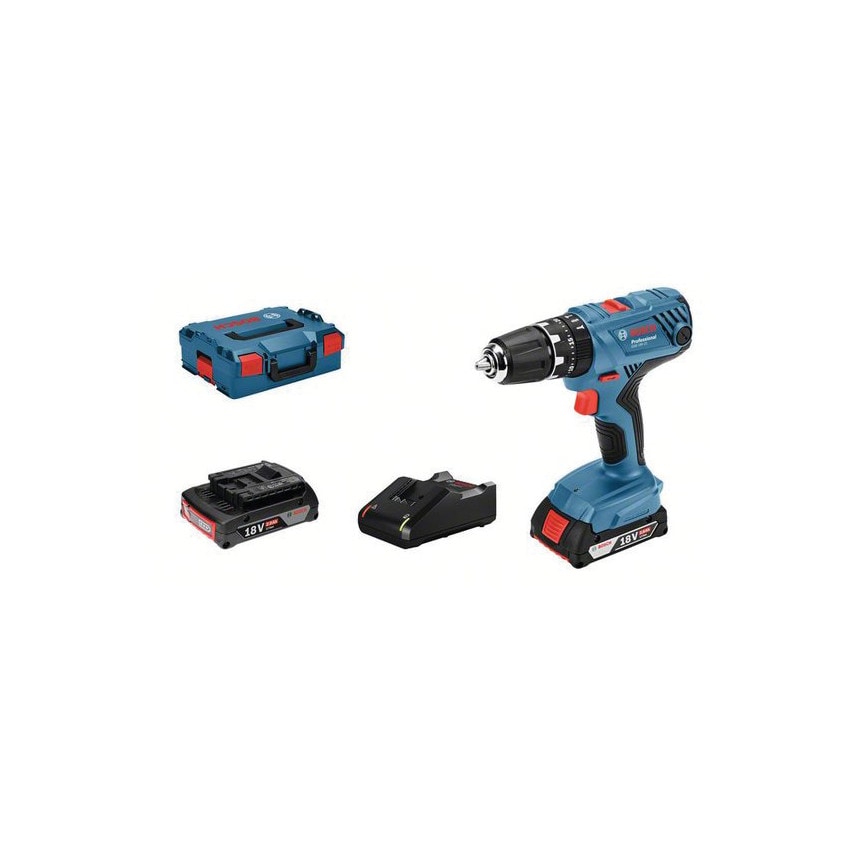 GSB 18V-21 (2X GBA 2.0AH, GAL 18V-40, L-Boxx) 18V Combi