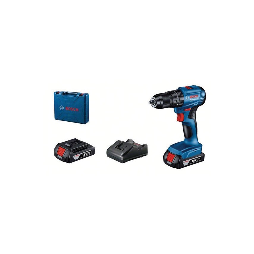 GSB 18V-45 (2X GBA 2.0AH, GAL 18V-20, L-Boxx) Brushless 18V Combi