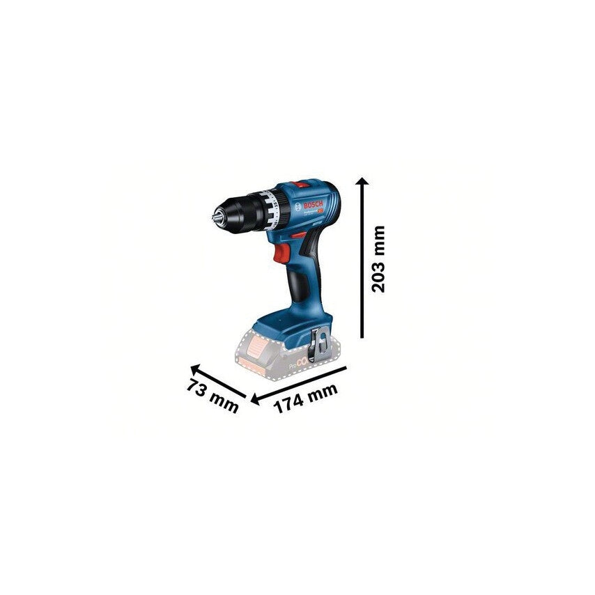 GSB 18V-45 (Body Only, Carton) Brushless 18V Combi