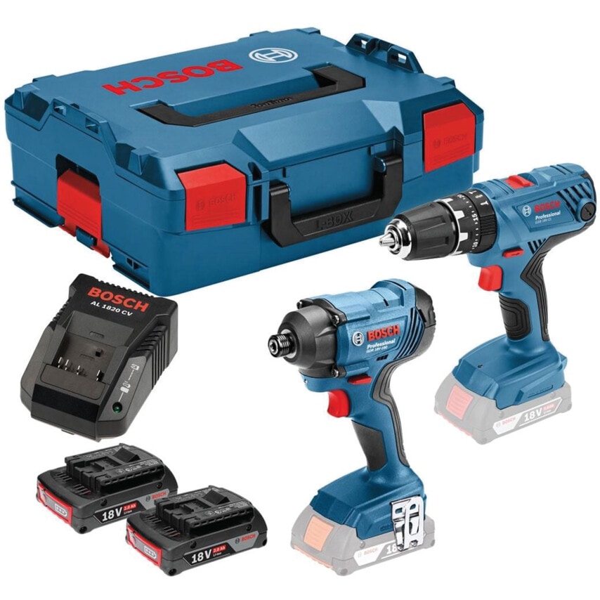 GSB 18V 2X2.0AH Li-ion Professional Impact Driver and Drill Twin GSB18V-21/GDR18V-160