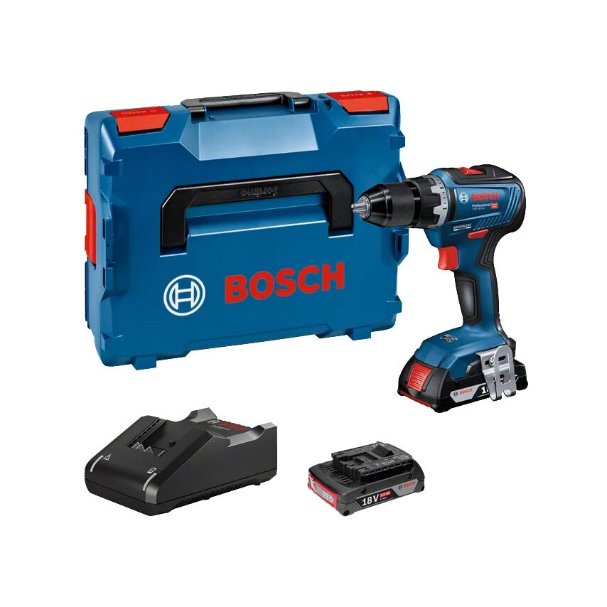 GSR 18V-55 Professional 18V Brushless Drill Driver W/2 x 2AH Battery & L-Boxx