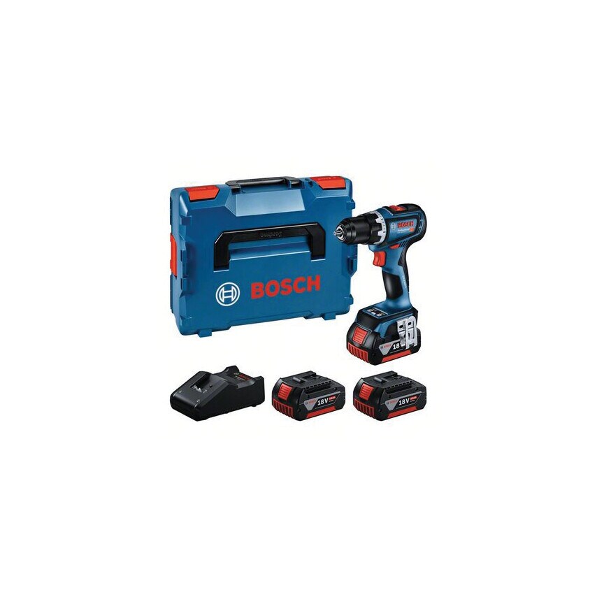 GSR 18V-90 C (2X GBA 4.0AH, GAL 18V-40, L-Boxx) 18V Drill Driver