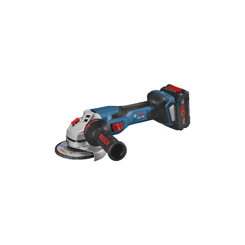 GWS 18V-15 SC 125MM Biturbo Cordless Brushless Angle Grinder in L-BOXX, Body Only Version - No Batteries Or Charger Supplied