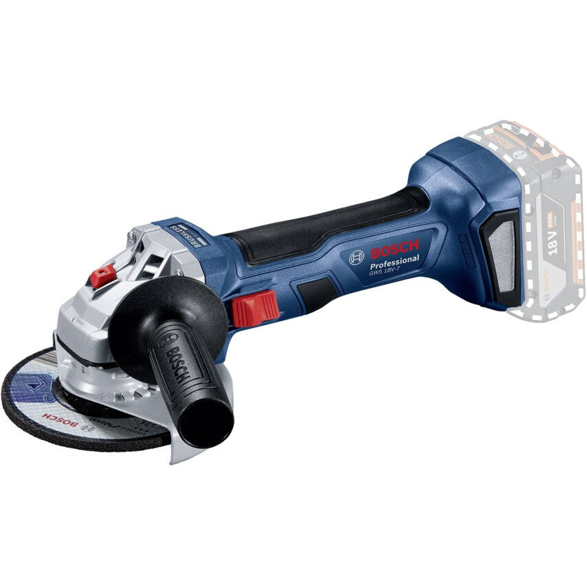 GWS 18V-7 18V 115mm Angle Grinder, Body Only