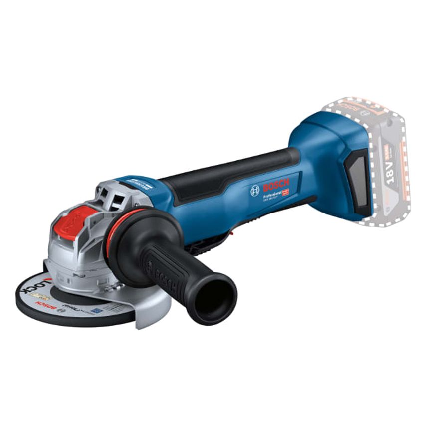 GWX 18V-10P Professional X-Lock Angle Grinder 125mm 18V Bare Unit - BSH6019J4200
