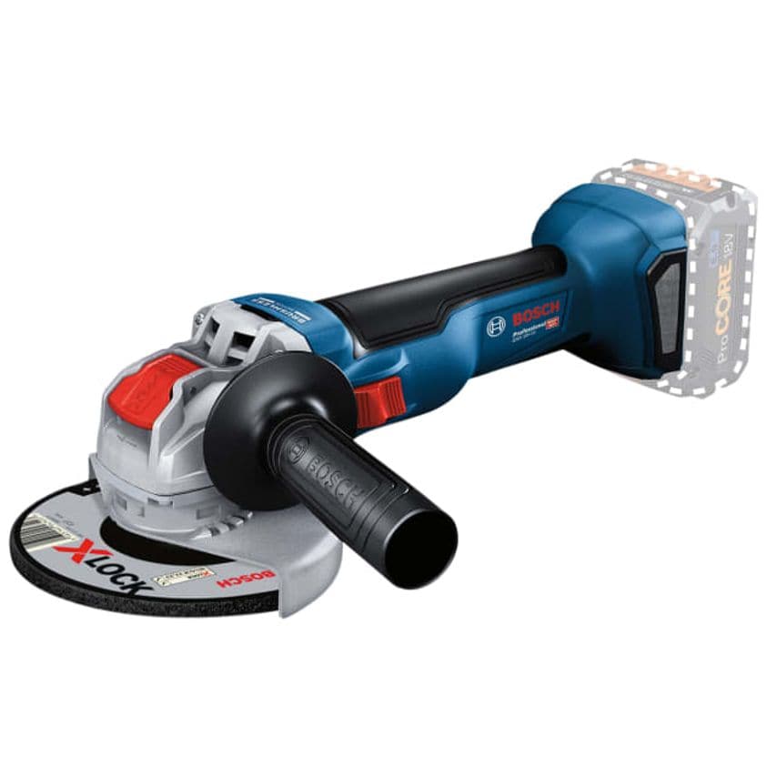 GWX 18V-10 Professional X-Lock Angle Grinder 125mm 18V Bare Unit - BSH6017B0100