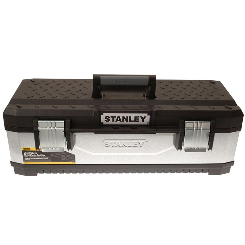 Galvanised Metal Toolbox 66cm (26in) STA195620