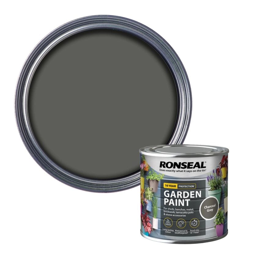 Garden Paint 250ml Charcoal Grey