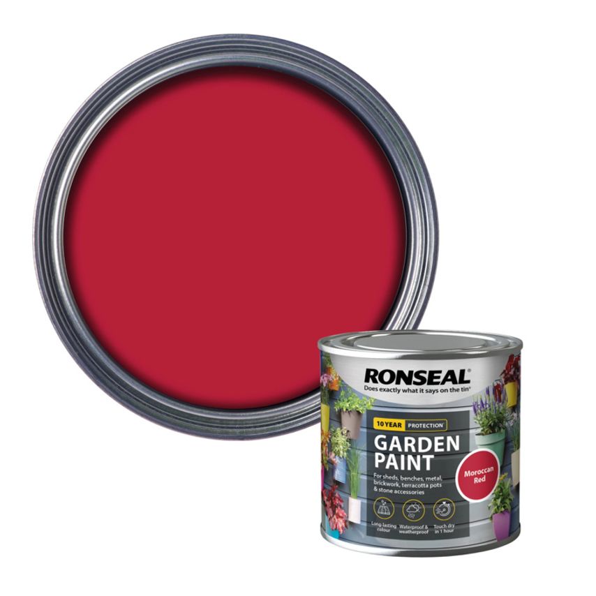Garden Paint 250ml Moroccan Red