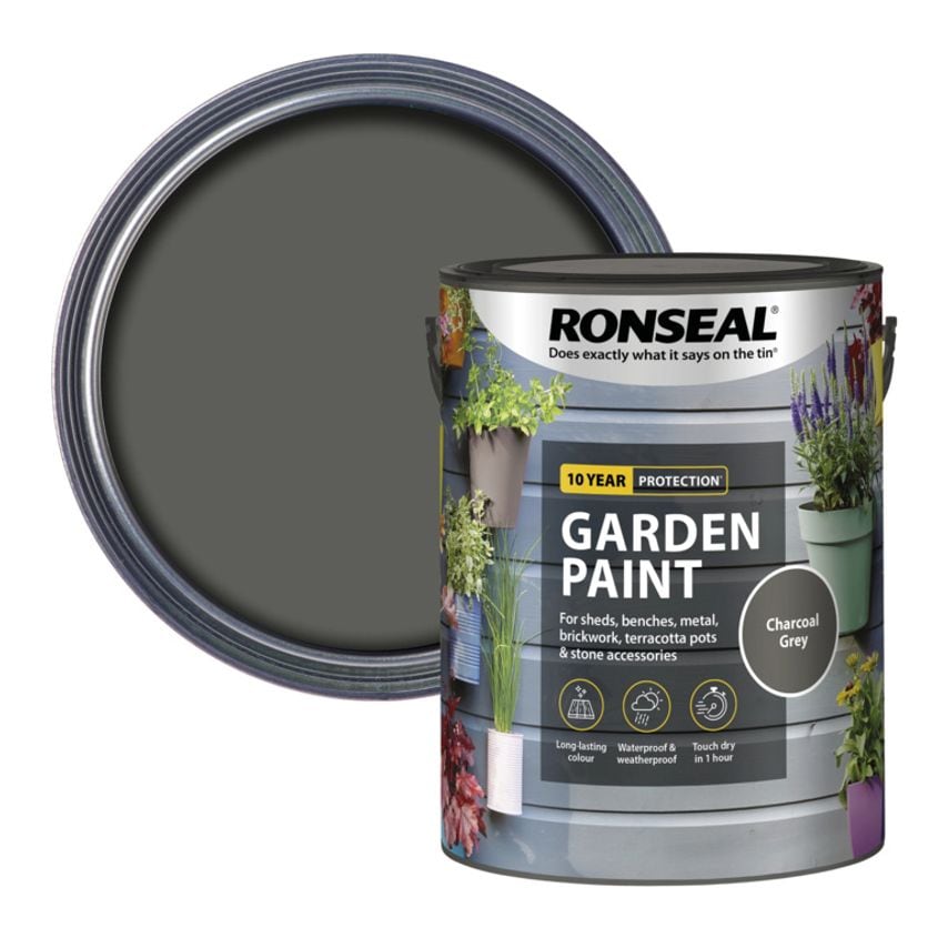 Garden Paint 2.5L Charcoal Grey