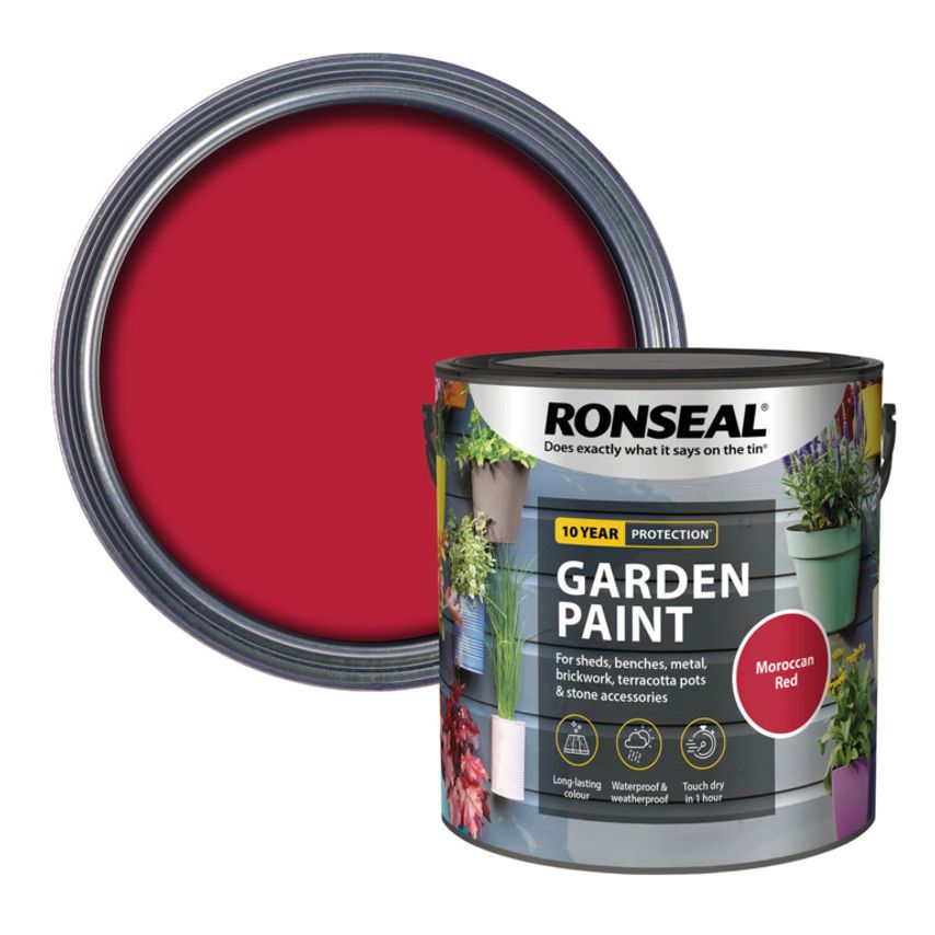 Garden Paint 2.5L Moroccan Red