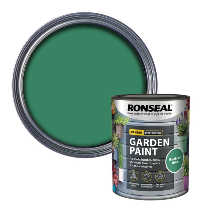 Garden Paint 750ml Rainforest Green