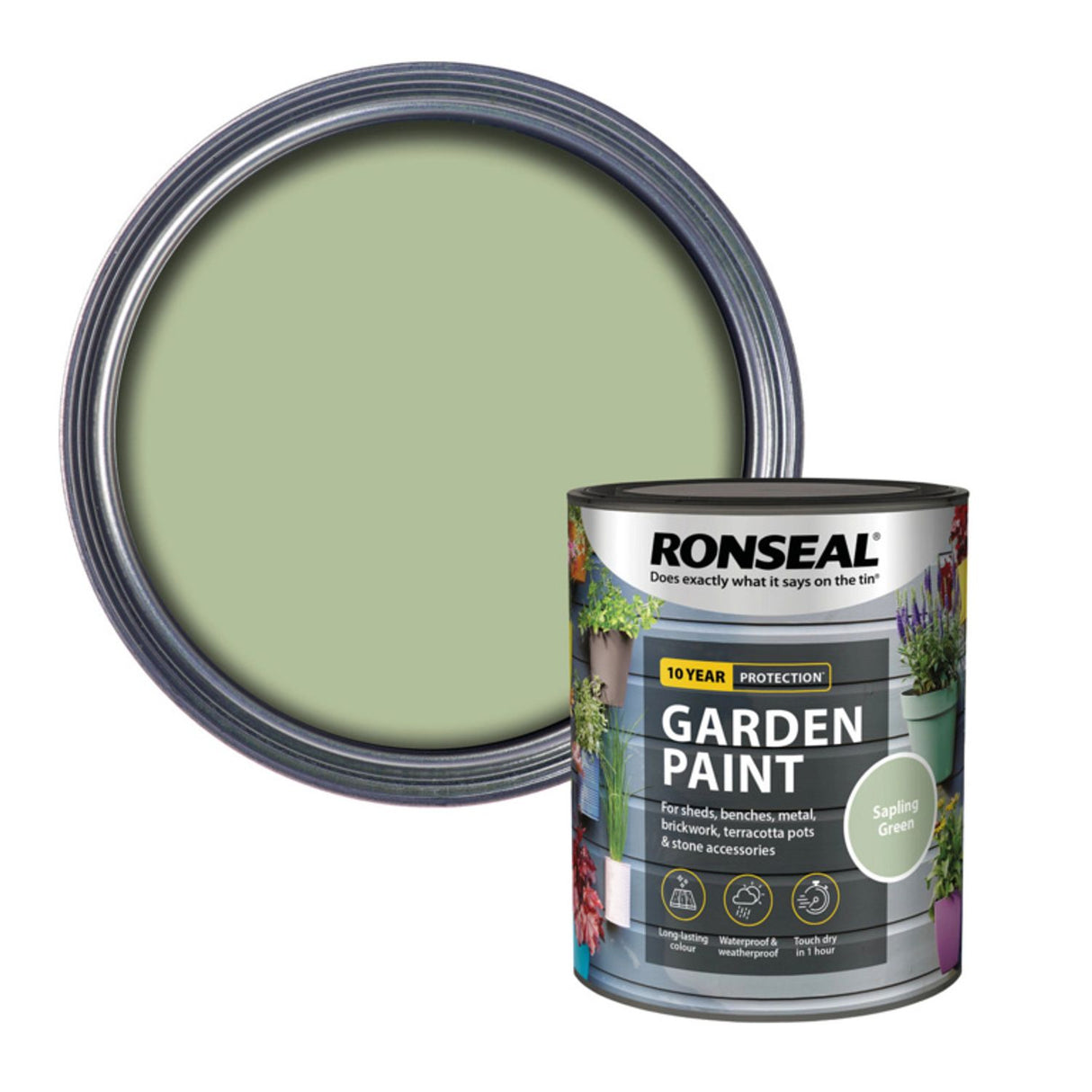 Garden Paint 750ml Sapling Green