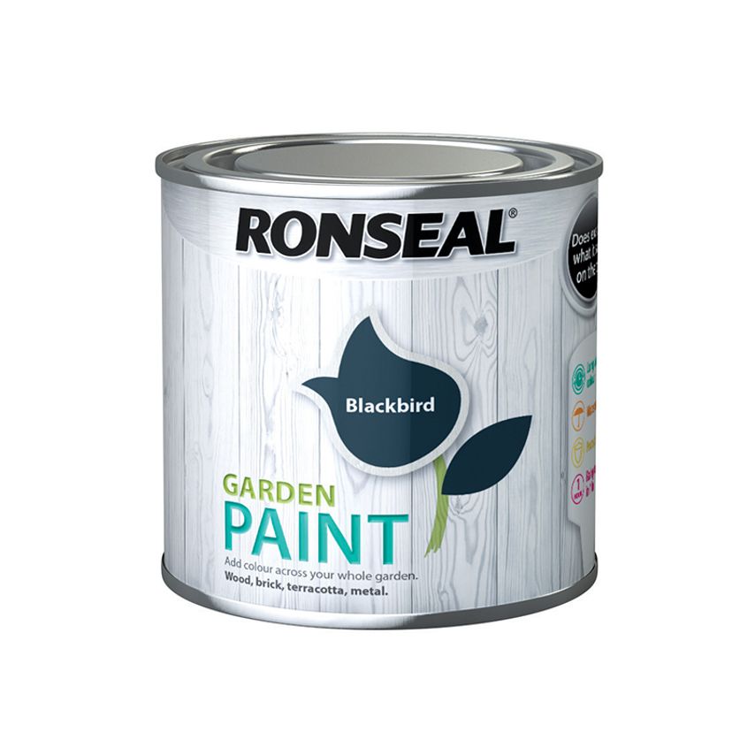 Garden Paint Blackbird 250ml RSLGPBLKB250