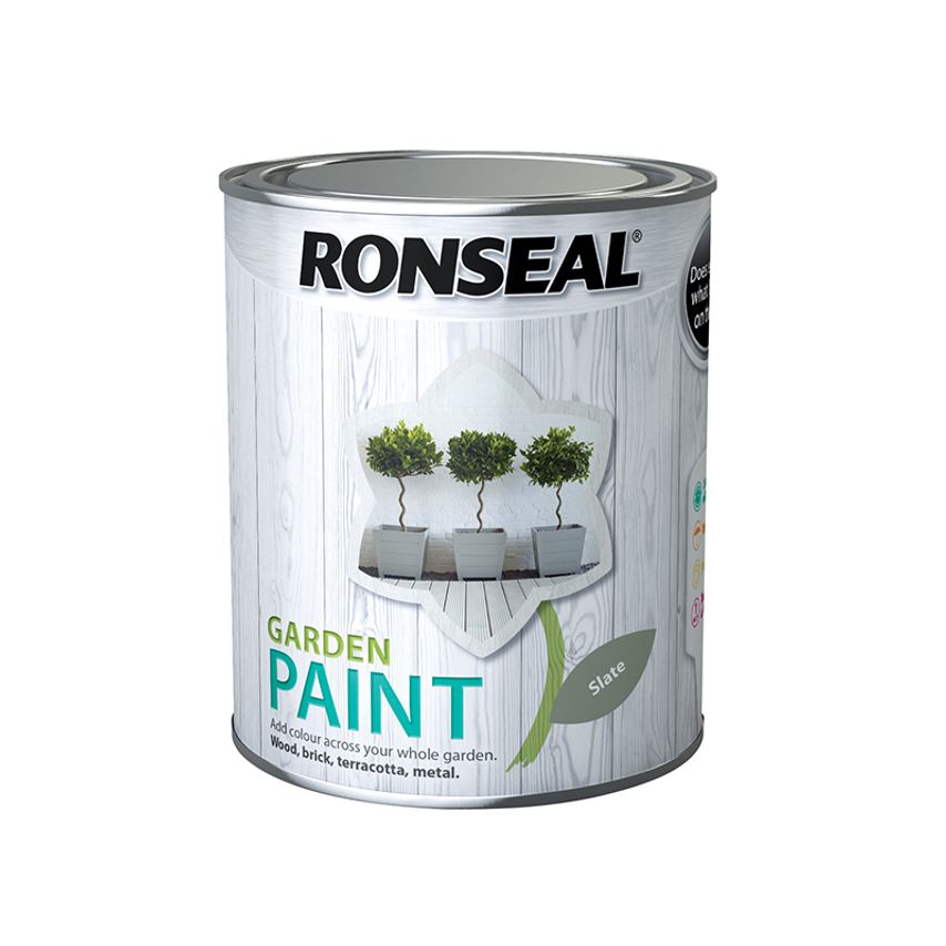 Garden Paint Slate 750ml RSLGPSL750