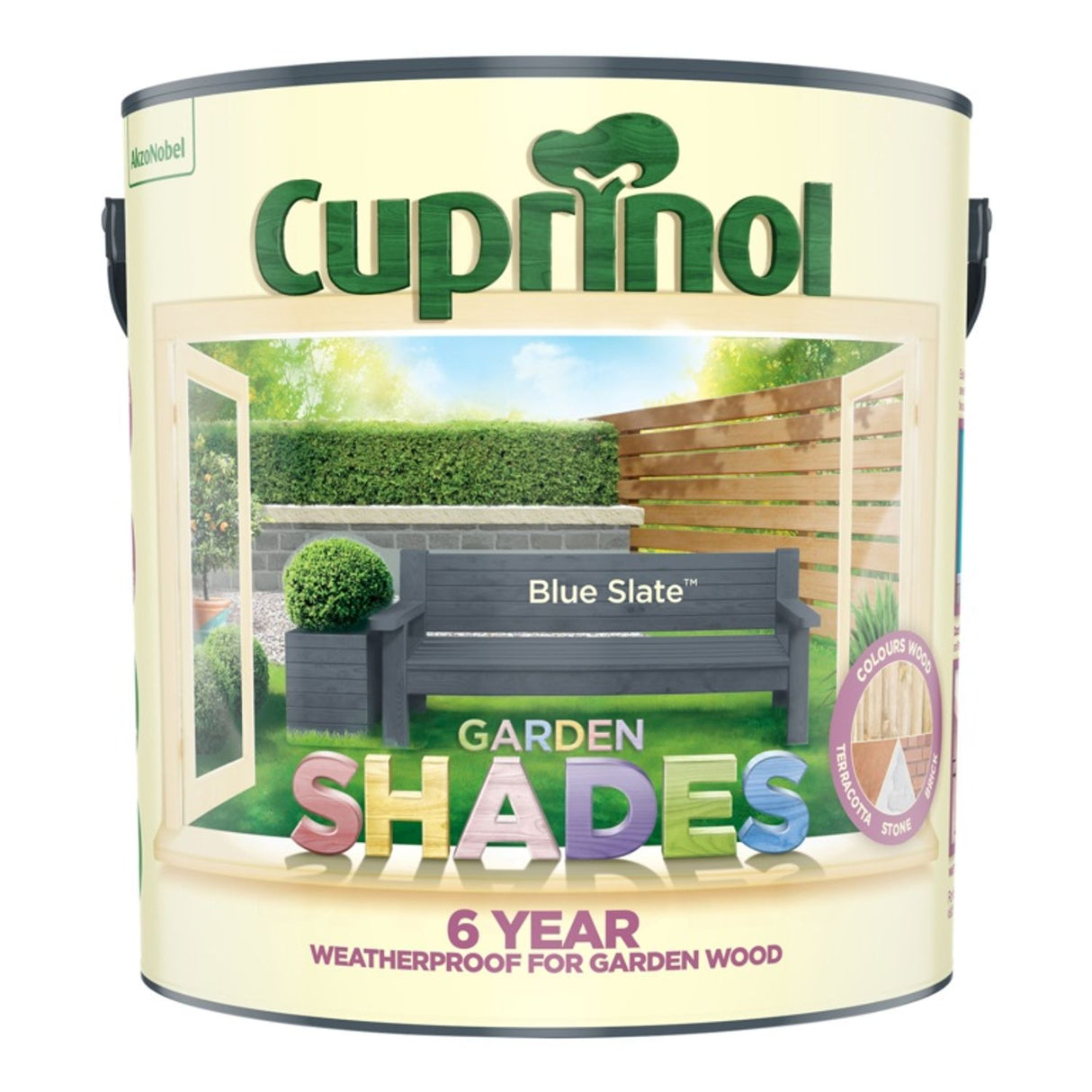 Garden Shades 2.5 Litre Blue Slate