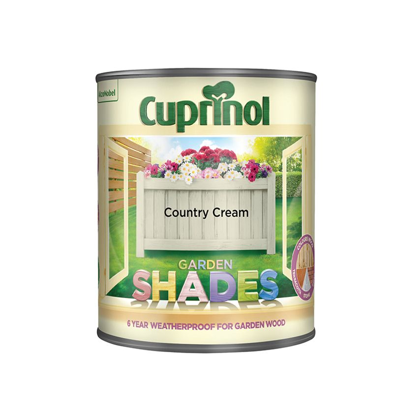Garden Shades Country Cream 1 litre CUPGSHCC1L