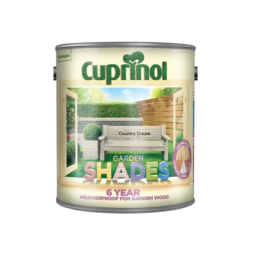 Garden Shades Country Cream 2.5 litre CUPGSHCC25L