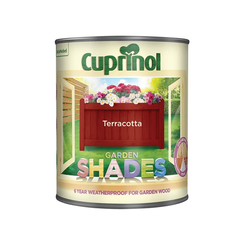 Garden Shades Terracotta 1 litre CUPGSTER1L