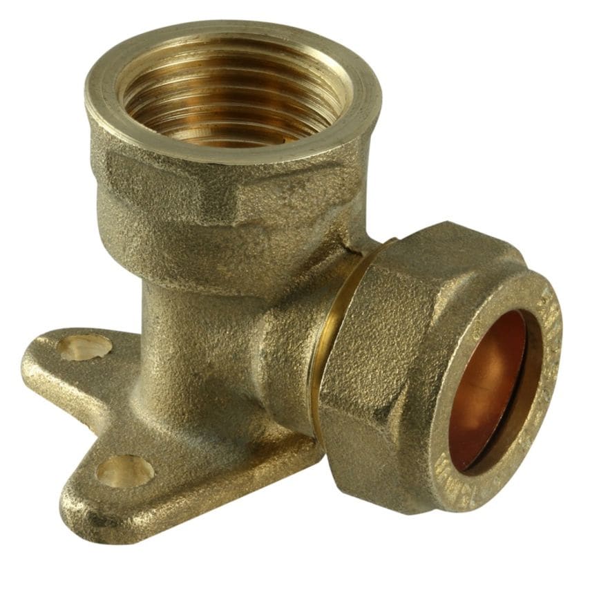 Garden Tap Wall Plate Elbow 15x1/2