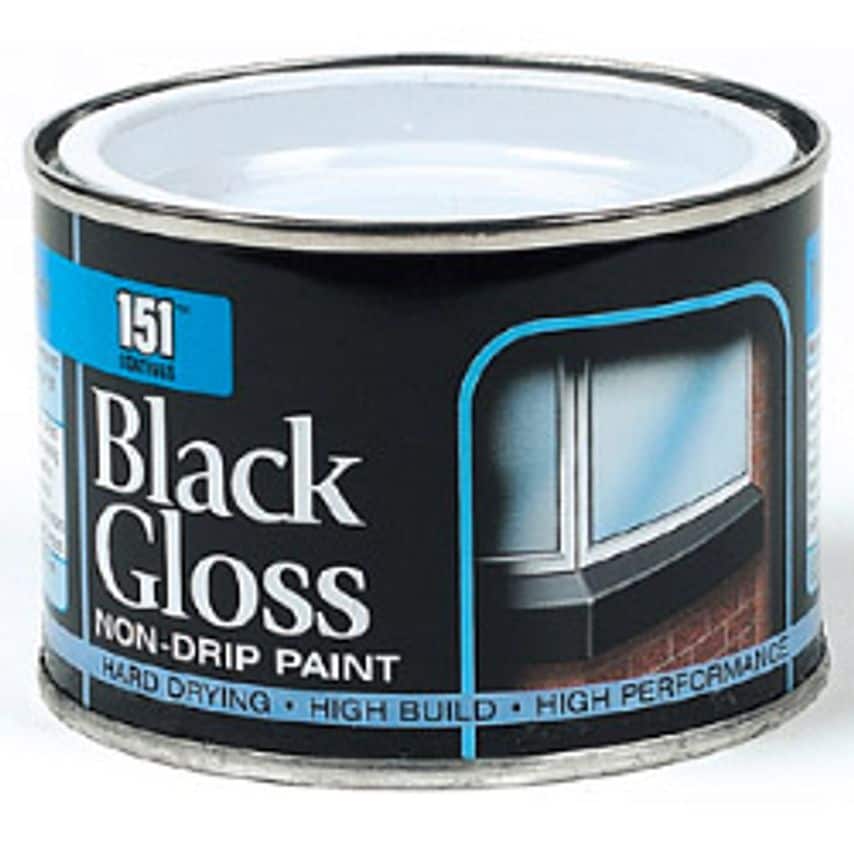 Gloss Non-Drip Paint 180ml Black