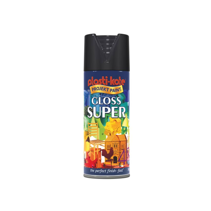 Gloss Super Spray Black 400ml