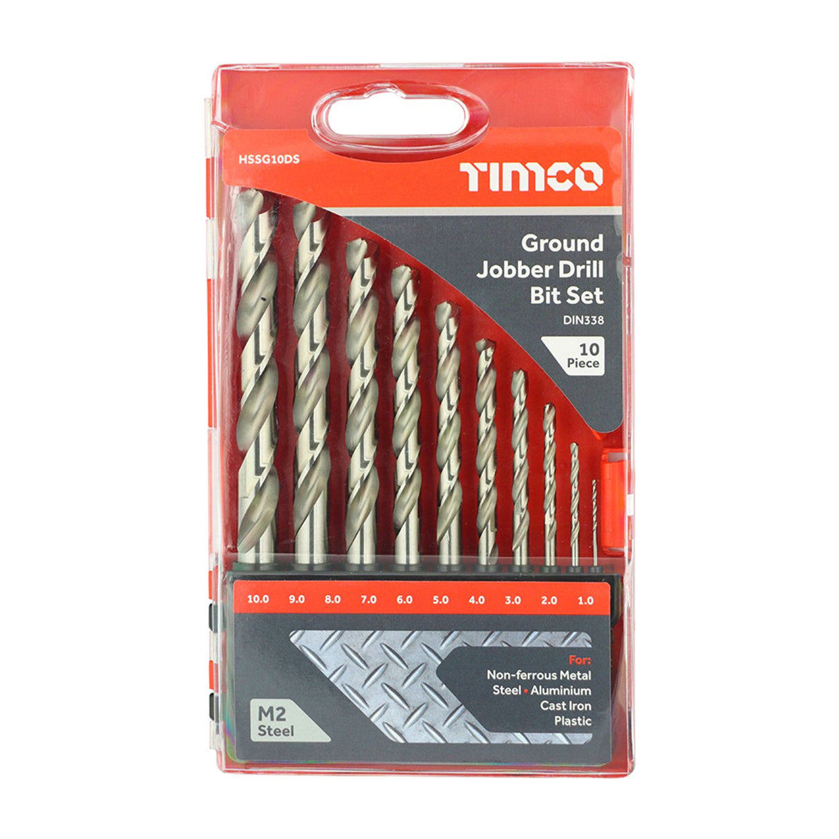 Ground Jobber Drill Bit Set - HSSG10DS