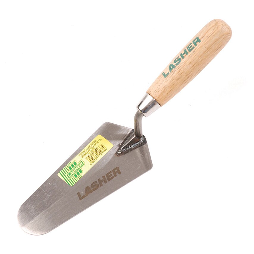 Guaging Trowel with A Wood Handle - 150mm