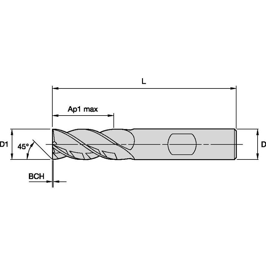 H1TE4CH0500L150HB Harvi I TE 1/2X1/2X1 1/2X4 CHF