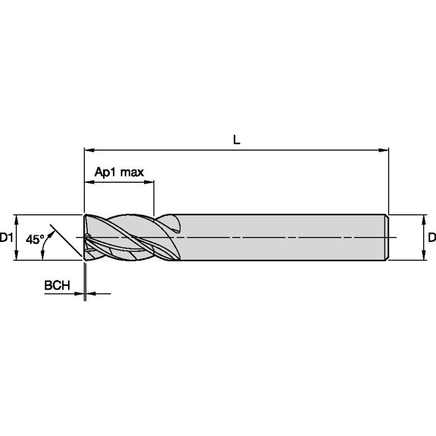 H1TE4CH2000S026HAM Harvi I TE 4FL 20X20X26X92 BCH