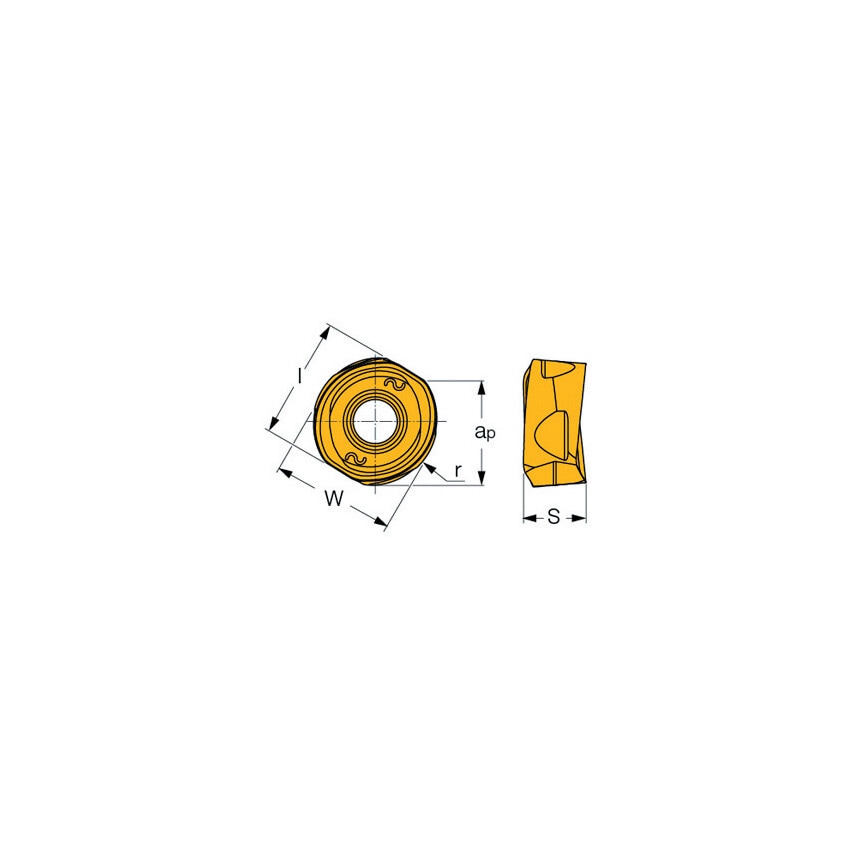 H400 RNHU 1004-HP Insert Grade IC830