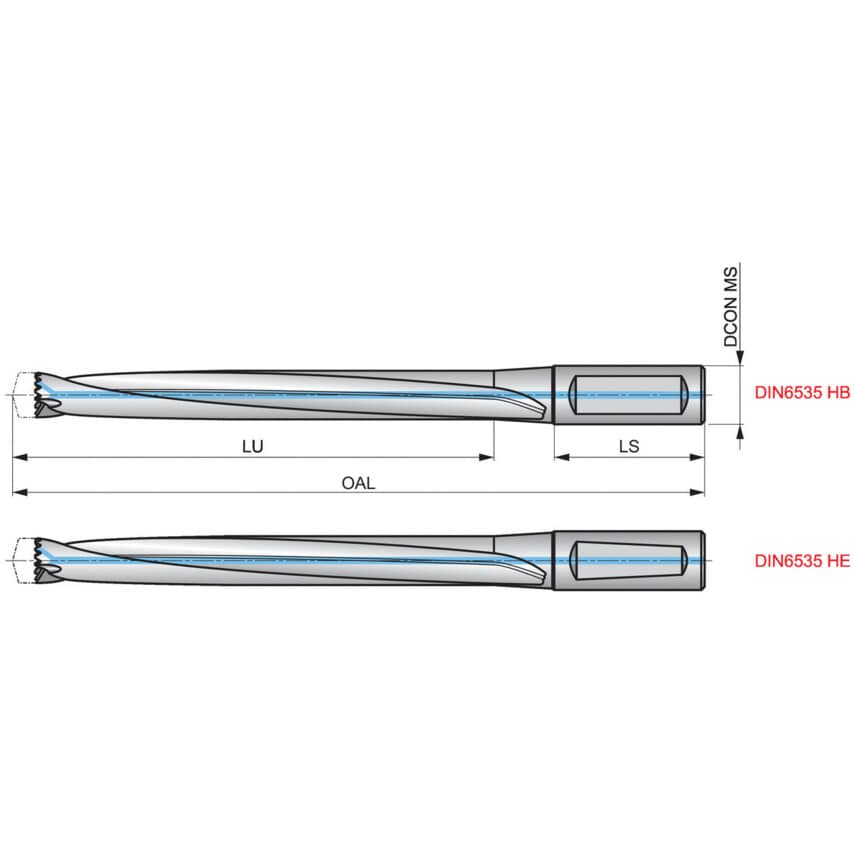H858 41.00mm HSS Hydra Extra Long Series (X8D) Body