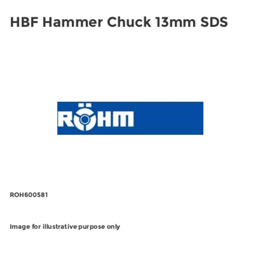 HBF Hammer Chuck 13mm SDS ROH600581