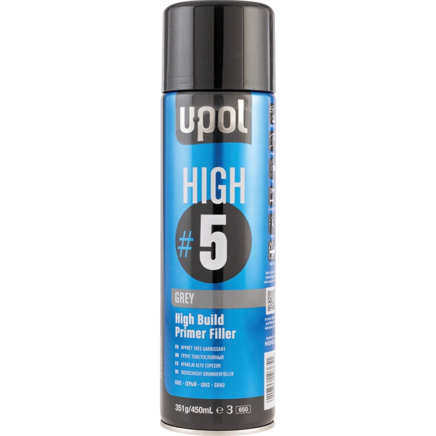 HIGHG/AL No.5 High Build Grey Primer 450ml