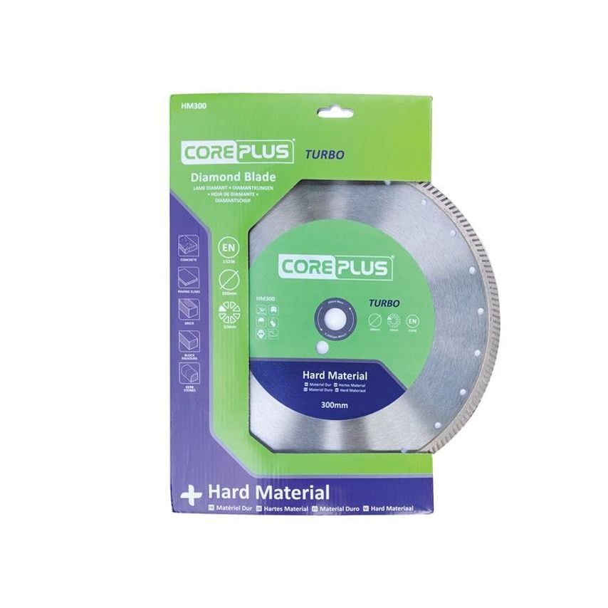 HM300 Hard Material Turbo Diamond Blade 300mm CORDBHM300