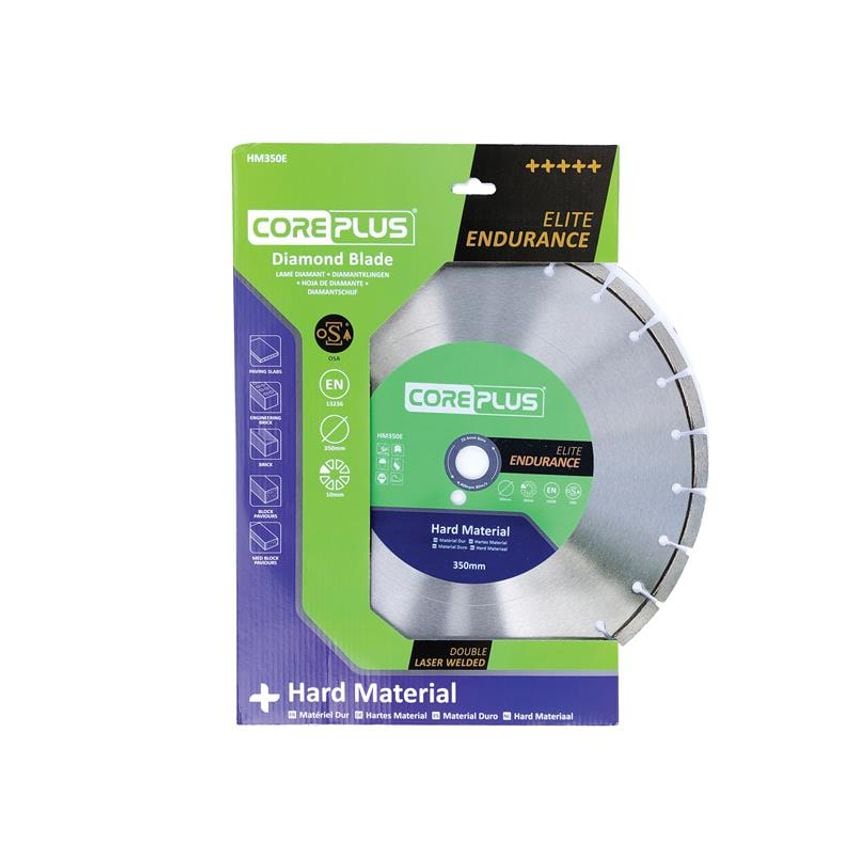 HM350E Elite Hard Material Turbo Diamond Blade 350mm CORDBHM350E
