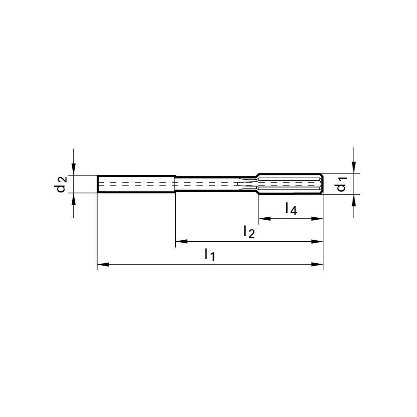 HR500 TiAIN Coated Solid Carbide Reamer
