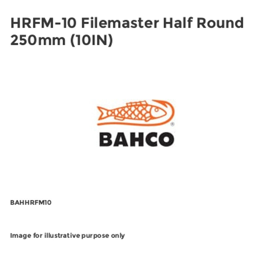 HRFM-10 Filemaster Half Round 250mm (10IN) BAHHRFM10
