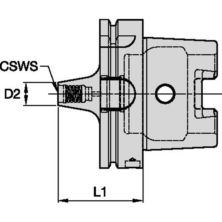 HSK100ADL32300 HSK100A Duo-Lock DL32 L1=3.00