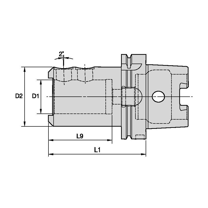 HSK100ASWN50110m Clamping Chuck HSK100A 50 Swn