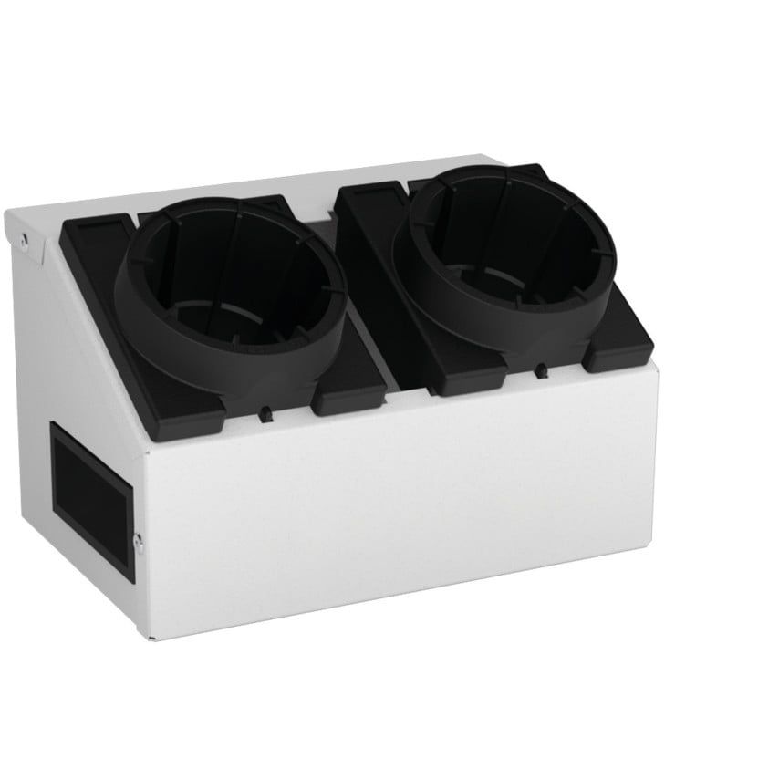 HSK A80/B100 CNC Tool Block - Light Grey