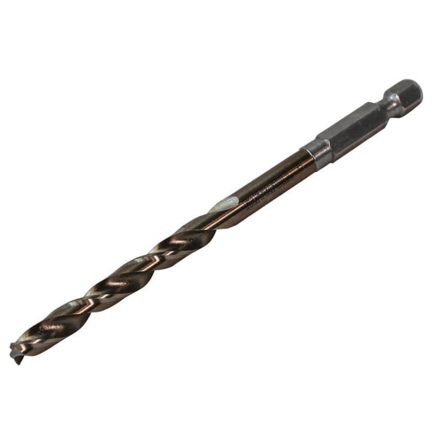 HSSE M35 Cobalt Quick-Change Impact Drill Bit 4.0mm OL91mm WL43mm FAIQC400C